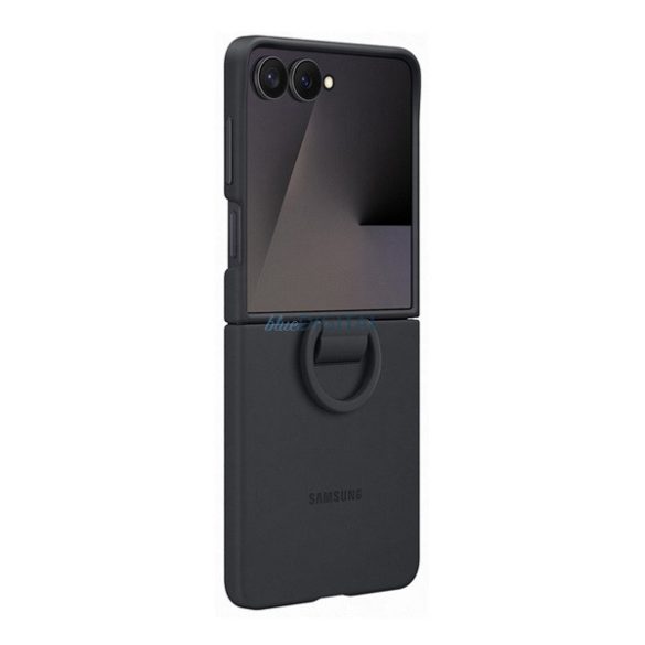 HUSĂ! - SAMSUNG silicon telefon protector (inel telefon) BLACK Samsung Galaxy Z Flip6 (SM-F741), Galaxy Z Flip7 FE (SM-F761)