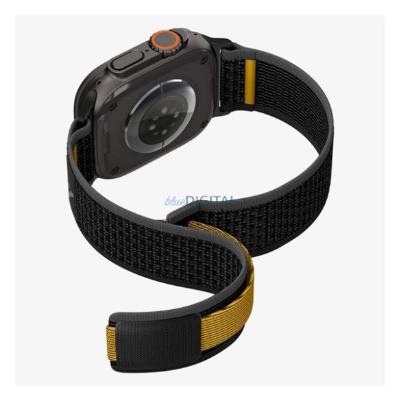 Curea SPIGEN ATHLEX (dimensiune personalizată, mare, nailon, velcro, respirabil, SPORT) NEGRU Apple Watch Series 5 44mm, Watch Series 4 44mm, Watch Series 3 42mm
