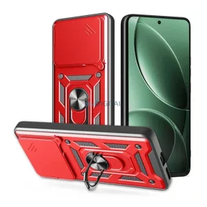 HUSĂ! - Protector de telefon din silicon Defender (rezistent la șocuri, inel de reținere, protector de cameră) PIROS Xiaomi Poco F7 Pro