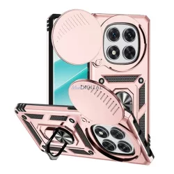   HUSĂ! - Protector de telefon din silicon Defender (rezistent la șocuri, inel de prindere, protector de cameră) GOLDEN Xiaomi Redmi Notă 14 Pro 4G