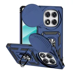   HUSĂ! - Defender silicon protector de telefon (rezistent la șocuri, inel de reținere, protector de cameră) CUTTING BLUE Xiaomi Redmi Notă 14 Pro 4G