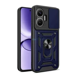   HUSĂ! - Defender silicon protector de telefon (rezistent la șocuri, inel de reținere, protector de cameră) CUTTING BLUE Xiaomi Poco F7