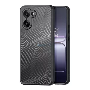 HUSĂ! - DUX DUCIS AIMO silicon protector de telefon (rezistent la șocuri, protector de cameră, mat, val) BLACK OnePlus Nord CE5