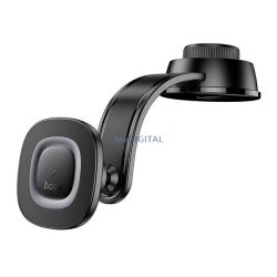   Suport auto HOCO HW31 (bord, magnetic, 360°, wireless, încărcător rapid, 15W) NEGRU