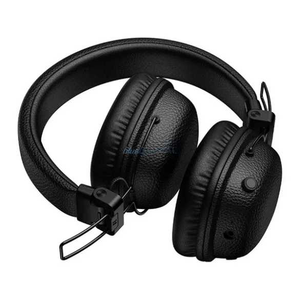 HOCO W64 cască bluetooth Stereo (v5.3, mufă de 3,5 mm, pliabilă) NEGRU