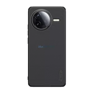 HUSĂ! - NILLKIN SUPER FROSTED PRO plastic protector de telefon (rezistent la impact, cauciucat, suprafață aspră) BLACK Xiaomi Poco F7 Pro
