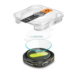   SPIGEN EZ FIT ecran protector de sticlă 2pcs (2.5D, 0.2mm, ultra-subțire, 9H) pentru Samsung Galaxy Watch 8 eSIM 44mm (SM-L335), Galaxy Watch 8 44mm (SM-L330)