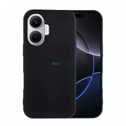   HUSĂ! - Capac de telefon din silicon (mat) BLACK Xiaomi Poco F7