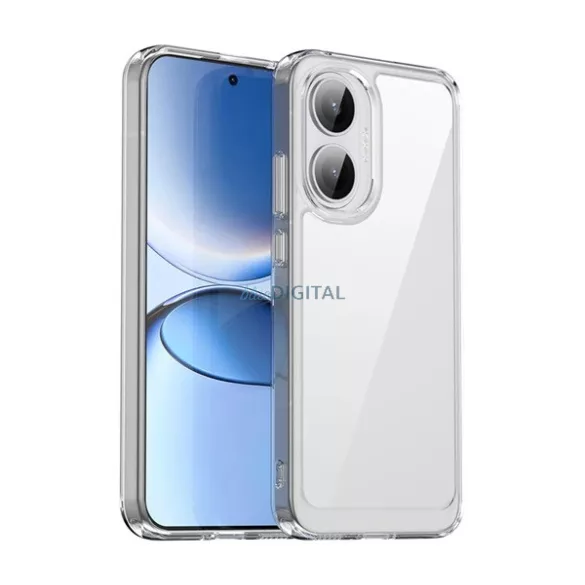 HUSĂ! - Silicon protector de telefon (rezistent la șocuri, spate transparent) pentru Xiaomi Poco F7