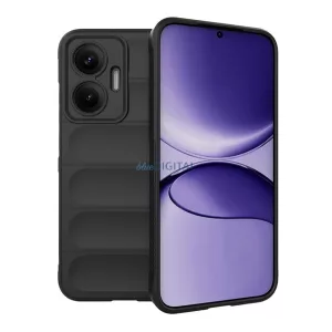 HUSĂ! - Silicon protector de telefon (rezistent la șocuri, protector de cameră, 3D) BLACK Xiaomi Poco F7