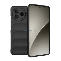   HUSĂ! - Silicon protector de telefon (rezistent la șocuri, protecție cameră, 3D) BLACK Xiaomi Poco F7 Pro