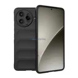   HUSĂ! - Silicon protector de telefon (rezistent la șocuri, protecția camerei, 3D) BLACK Xiaomi Poco F7 Ultra