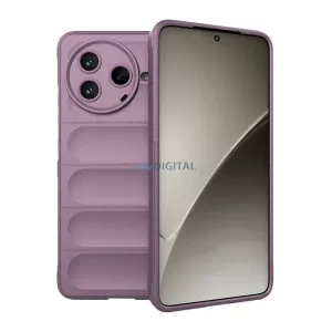 HUSĂ! - Silicon protector de telefon (rezistent la șocuri, protector de cameră, 3D) LILA Xiaomi Poco F7 Pro