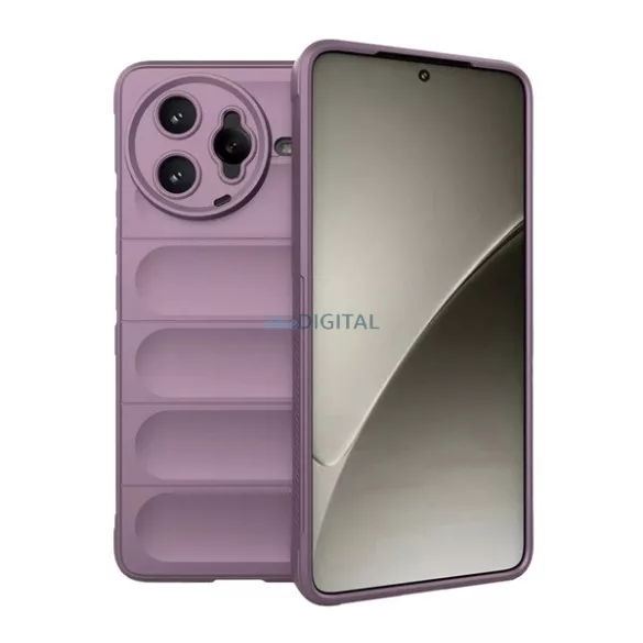 HUSĂ! - Silicon protector de telefon (rezistent la șocuri, protector de cameră, 3D) LILA Xiaomi Poco F7 Ultra