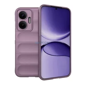 HUSĂ! - Silicon protector de telefon (rezistent la șocuri, protector de cameră, 3D) LILA Xiaomi Poco F7