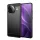 HUSĂ! - Silicon protector de telefon (rezistent la impact, călcâi pernă de aer, periat, model de carbon) BLACK Xiaomi Poco F7 Pro