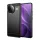 HUSĂ! - Silicon protector de telefon (rezistent la impact, călcâi pernă de aer, periat, model de carbon) BLACK Xiaomi Poco F7 Ultra