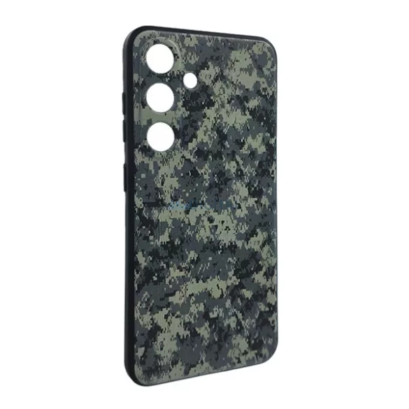 HUSĂ! - Silicon protector de telefon (rezistent la șocuri, protector de cameră, model de camuflaj) CUTTING ROOF Samsung Galaxy S25 (SM-S931)