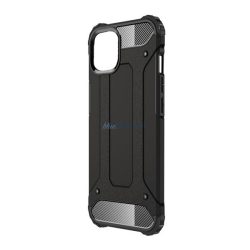   Defender Silicon Phone Protector (rezistent la șocuri, călcâi cu bule, efect metalic) BLACK Samsung Galaxy A17 5G (SM-A176)