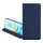 HUSĂ! - DUX DUCIS SKIN PRO caz în picioare, efect de piele (FLIP, deschidere laterală, buzunar pentru carduri, suport desktop) CUSHION BLUE Samsung Galaxy S25 FE (SM-S731)