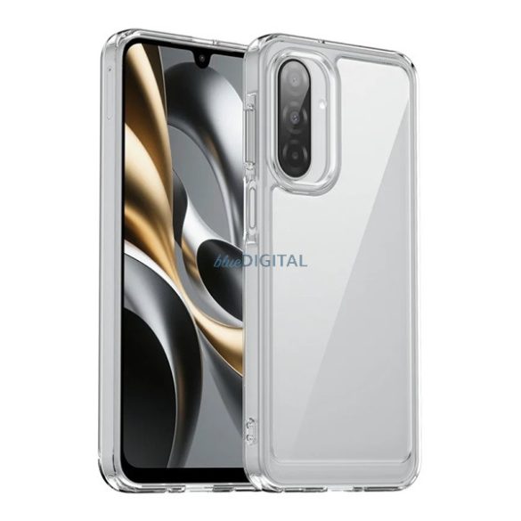 HUSĂ! - Silicon protector de telefon (rezistent la șocuri, capac spate transparent) pentru Samsung Galaxy A17 5G (SM-A176)