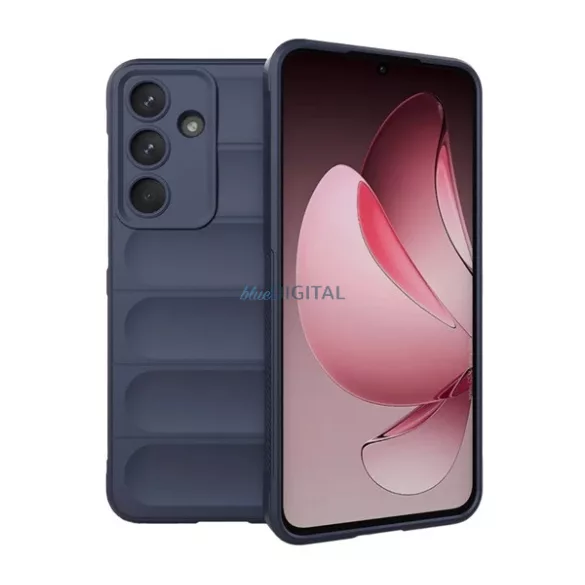 HUSĂ! - Silicon protector de telefon (rezistent la șocuri, protecția camerei, 3D) CUTTING BLUE Samsung Galaxy S25 FE (SM-S731)
