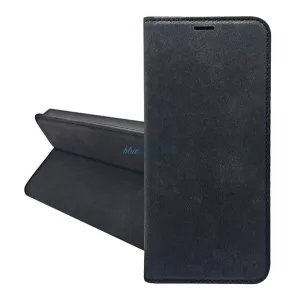 HUSĂ! - Husă permanentă, efect piele (FLIP, deschidere laterală, desktop, buzunar pentru carduri, premium) BLACK Samsung Galaxy A17 5G (SM-A176)