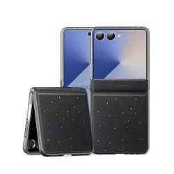   HUSĂ! - DUX DUCIS STEX silicon protector de telefon (rezistent la șocuri, stea) BLACK Samsung Galaxy Z Flip7 (SM-F766)