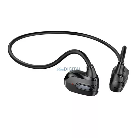 HOCO ES63 bluetooth air-conduction earphone Stereo (v5.3, TWS, microfon, in-ear, SPORT) NEGRU