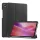 Husă permanentă, efect piele (FLIP activ, deschidere laterală, TRIFOLD, suport pentru birou) BLACK Lenovo Tab One (TB-305FU)