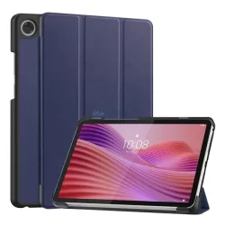   Carcasă Standing, efect piele (activ FLIP, deschidere laterală, TRIFOLD, suport desktop) BACK Lenovo Tab One (TB-305FU)