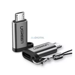   Adaptor UGREEN (mufă Type-C - microUSB, transfer de date și încărcare)