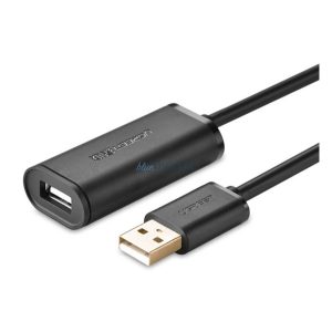 UGREEN US121 prelungire cablu de date (priză USB - USB, 1000cm) NEGRU