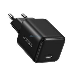   UGREEN X512 Încărcător de curent alternativ cu priză Type-C (20W, GaN, încărcător rapid PD, mini) NEGRU