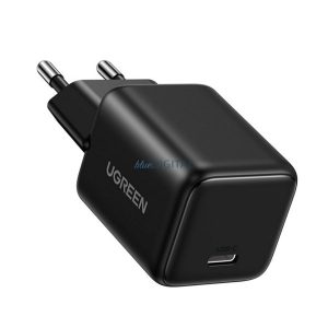UGREEN X512 Încărcător de curent alternativ cu priză Type-C (20W, GaN, încărcător rapid PD, mini) NEGRU