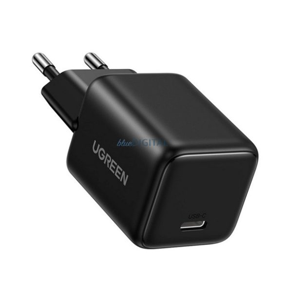 UGREEN X512 Încărcător de curent alternativ cu priză Type-C (20W, GaN, încărcător rapid PD, mini) NEGRU