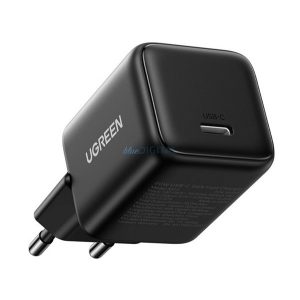 UGREEN X513 Încărcător de curent alternativ cu priză Type-C (30W, GaN, încărcător rapid PD) NEGRU