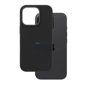 HUSĂ! - PANZERGLASS CARE FASHIONABLE silicon telefon protector (rezistent la șocuri, ultra-subțire, camera de protecție, MagSafe) BLACK Apple iPhone 16 Pro