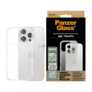 HUSĂ! - PANZERGLASS HARDCASE silicon telefon protector (rezistent la șocuri, protecția camerei, antibacterian) pentru Apple iPhone 16 Pro