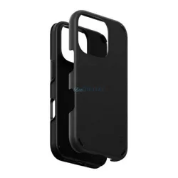   HUSĂ! - PANZERGLASS CARE DOUBLE DEFENSE silicon telefon protector (rezistent la șocuri, cadru din plastic, ultra-subțire, camera de protecție) BLACK Apple iPhone 16 Pro