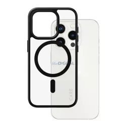   HUSĂ! - PANZERGLASS CARE FLAGSHIP URBAN COMBAT CASE silicon protector de telefon (rezistent la șocuri, protecția camerei, MagSafe) TRANSFER / negru Apple iPhone 15 Pro