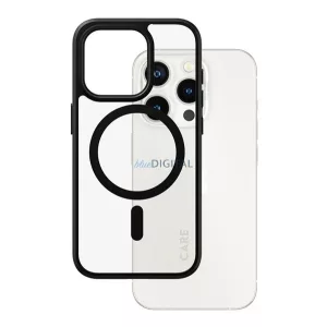 HUSĂ! - PANZERGLASS CARE FLAGSHIP URBAN COMBAT CASE silicon protector de telefon (rezistent la șocuri, protecția camerei, MagSafe) TRANSFER / negru Apple iPhone 15 Pro