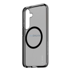   HUSĂ! - PANZERGLASS CARE FLAGSHIP URBAN COMBAT SMOKEY CASE silicon protector de telefon (rezistent la șocuri, protecția camerei, wireless) BLACK Samsung Galaxy S25 (SM-S931)