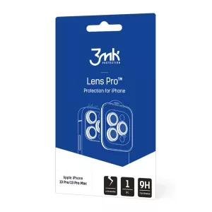 3MK LENS PROTECTION PRO sticla de protecție a camerei (2.5D, 9H + subframe) pentru Apple iPhone 17