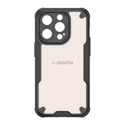   HUSĂ! - Defender Silicone Phone Protector (rezistent la șocuri, călcâi cu bule, spate acrilic, protector de cameră) BLACK Apple iPhone 17 Air