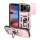 HUSĂ! - Protector de telefon din silicon Defender (rezistent la șocuri, inel de reținere, protector de cameră) GOLDEN RO ROOZ Apple iPhone 17 Pro Max