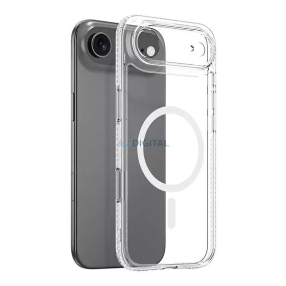 HUSĂ! - DUX DUCIS CLIN silicon telefon protector (rezistent la șocuri, bubble heel, MagSafe) pentru Apple iPhone 17 Air