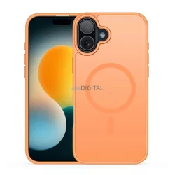   HUSĂ! - DUX DUCIS YIND silicon protector de telefon (rezistent la șocuri, protecția camerei, mat, MagSafe) NARANSSÁRGA Apple iPhone 17
