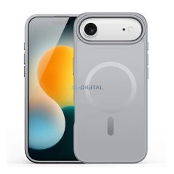   HUSĂ! - DUX DUCIS YIND silicon telefon protector (rezistent la șocuri, protecția camerei, mat, MagSafe) LIGHT GREY Apple iPhone 17 Air