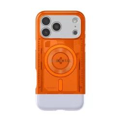   HUSĂ! - SPIGEN CLASSIC C1 silicon protector de telefon (rezistent la șocuri, bubble heel, MagSafe) NARANCS Apple iPhone 17 Pro